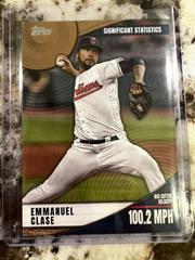 Emmanuel Clase [Gold] Baseball Cards 2022 Topps Significant Statistics Prices
