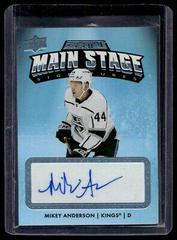 Mikey Anderson Hockey Cards 2022 Upper Deck Credentials Main Stage Signature Prices