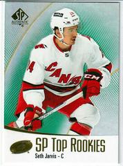 Seth Jarvis [Green] #TR-13 Hockey Cards 2021 SP Authentic Top Rookies Prices