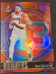 CJ McCollum [Red Prizm] #26 Basketball Cards 2021 Panini Select Numbers Prices