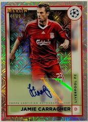 Jamie Carragher [Mojo] #AC-JC Soccer Cards 2022 Topps Merlin Chrome UEFA Club Competitions Autographs Prices