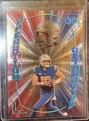 Justin Herbert [Red Blue] Football Cards 2022 Panini Illusions Operation Detonation Prices