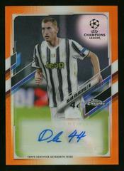 Dejan Kulusevski [Orange Refractor] Soccer Cards 2020 Topps Chrome UEFA Champions League Autographs Prices