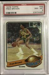 Fred Brown Basketball Cards 1979 Topps Prices