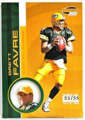 Brett Favre [Premiere Date] Football Cards 2001 Pacific Invincible Prices