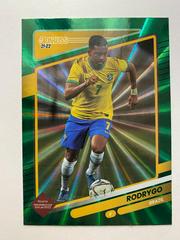 Rodrygo [Green Laser] #24 Soccer Cards 2021 Panini Donruss Road to Qatar Prices
