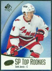 Seth Jarvis [Blue] Hockey Cards 2021 SP Authentic Top Rookies Prices