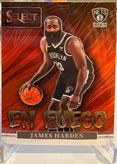 James Harden #9 Basketball Cards 2021 Panini Select En Fuego Prices