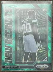 Breece Hall [Green Ice] #NR-10 Football Cards 2022 Panini Prizm New Recruits Prices