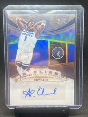 Anthony Edwards [Blue] #IFS-ANT Basketball Cards 2022 Panini Select In Flight Signatures Prices