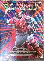 Yadier Molina [Red Wave Prizm] Baseball Cards 2022 Panini Prizm Fearless Prices