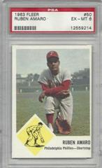 Ruben Amaro #50 Baseball Cards 1963 Fleer Prices