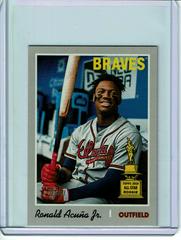 Ronald Acuna Jr. [Mini] #500 Baseball Cards 2019 Topps Heritage Prices