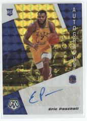 Eric Paschall [Gold] #RA-EPS Basketball Cards 2019 Panini Mosaic Rookie Autographs Prices