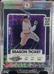 Aaron Judge [Optic Purple Velocity] #59 Baseball Cards 2021 Panini Contenders Prices
