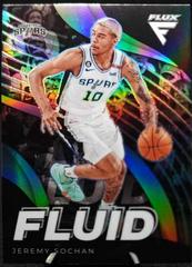 Jeremy Sochan [Silver] #12 Basketball Cards 2022 Panini Flux Fluid Prices