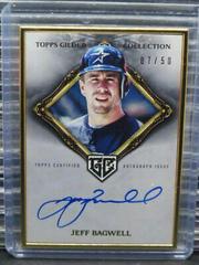 Jeff Bagwell #HAFA-JBA Baseball Cards 2023 Topps Gilded Collection Gold Framed Hall of Famers Autographs Prices