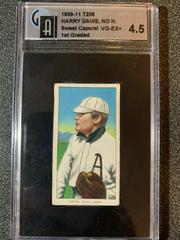 Harry Davis [Davis] Baseball Cards 1909 T206 Sweet Caporal 350-460 Factory 42 Overprint Prices
