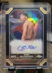 Choi SeungWoo [Black Refractor] #CRA-SWC Ufc Cards 2024 Topps Chrome UFC Rookie Autograph Prices
