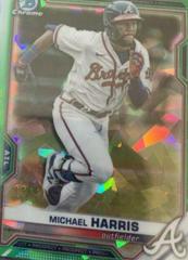 Michael Harris [Green] #BDC-86 Baseball Cards 2021 Bowman Draft Sapphire Prices