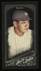 Babe Ruth [Black Mini] Baseball Cards 2018 Topps Allen & Ginter X Prices