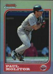 Paul Molitor [Refractor] #8 Baseball Cards 1997 Bowman Chrome Prices