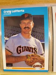 Craig Lefferts Baseball Cards 1987 Fleer Update Prices