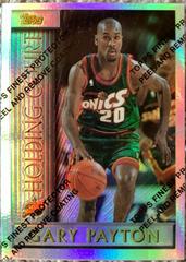 Gary Payton [Refractor w Coating] Basketball Cards 1996 Finest Prices