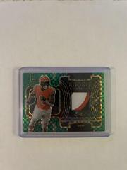 Velus Jones Jr. [Green] #RSW-16 Football Cards 2022 Panini Select Rookie Swatches Prices