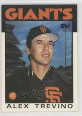 Alex Trevino #444 Baseball Cards 1986 Topps Tiffany Prices