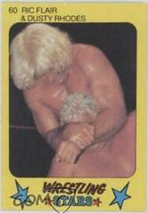 Ric Flair, Dusty Rhodes #60 Wrestling Cards 1986 Monty Gum Wrestling Stars Prices