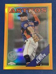 Jose Altuve [Orange] Baseball Cards 2023 Topps Chrome Update 1988 Prices
