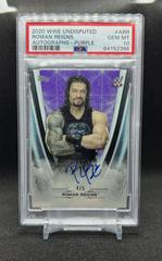 Roman Reigns [Purple] #A-RR Wrestling Cards 2020 Topps WWE Undisputed Autographs Prices