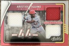Aristides Aquino #TTT3-AQ Baseball Cards 2022 Panini Absolute Tools of the Trade 3 Swatch Prices
