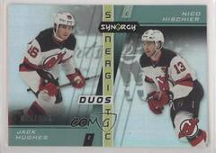 Jack Hughes, Nico Hischier Hockey Cards 2021 Upper Deck Synergy Synergistic Duos Stars Prices