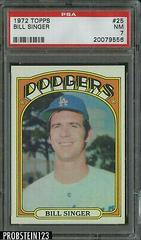 Bill Singer #25 Baseball Cards 1972 Topps Prices