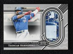 Teoscar Hernandez [Platinum] #GR-TH Baseball Cards 2023 Topps Tier One Gripping Relics Prices