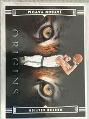 Jayson Tatum #9 Basketball Cards 2022 Panini Origins Tiger Eyes Prices