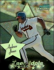 Andruw Jones Baseball Cards 2000 Bowman Chrome Teen Idols Prices
