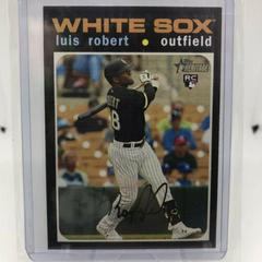 Luis Robert [Action] #512 Baseball Cards 2020 Topps Heritage Prices