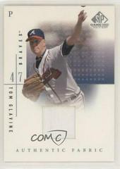 Tom Glavine #ToG Baseball Cards 2001 SP Game Used Authentic Fabric Prices