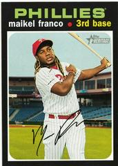 Maikel Franco [French Text] Baseball Cards 2020 Topps Heritage Prices