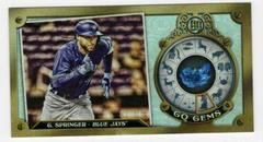 George Springer #GGM-11 Baseball Cards 2022 Topps Gypsy Queen Gems Minis Prices