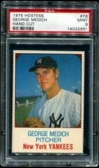 George Medich [Hand Cut] Baseball Cards 1975 Hostess Prices