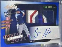 Sam Huff [Material Signature Blue] #116 Baseball Cards 2021 Panini Absolute Prices