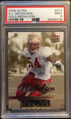 A.J. Nicholson [Gold Medallion] #214 Football Cards 2006 Ultra Prices