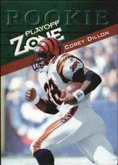 Corey Dillon #149 Football Cards 1997 Playoff Zone Prices