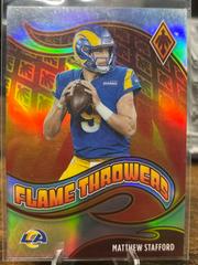 Matthew Stafford [Silver] #FT-15 Football Cards 2021 Panini Phoenix Flame Throwers Prices