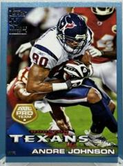 Andre Johnson [Blue] #78 Football Cards 2010 Topps Prices