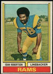 Isiah Robertson #285 Football Cards 1974 Topps Prices